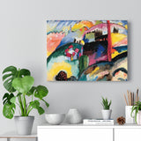 Landscape with factory chimney - Wassily Kandinsky Canvas