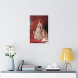 Queen Isabella II of Spain - Franz Xaver Winterhalter Canvas
