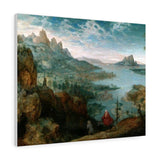 Landscape with the Flight into Egypt - Pieter Bruegel the Elder Canvas