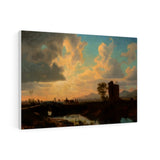 Valley of the Po - Albert Bierstadt Canvas