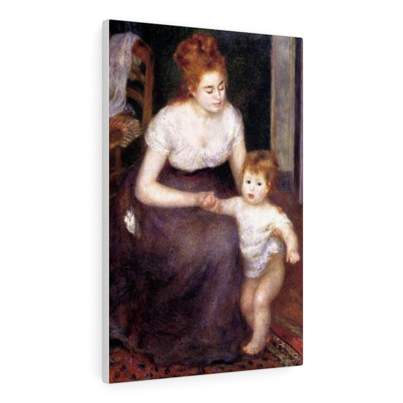 The First Step - Pierre-Auguste Renoir Canvas