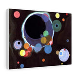 Several Circles - Wassily Kandinsky Canvas