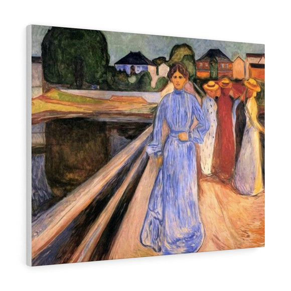 Women on the Bridge - Edvard Munch Canvas