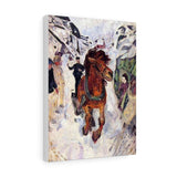 Galloping horse - Edvard Munch Canvas