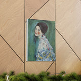 Portrait of a Lady - Gustav Klimt Canvas Wall Art