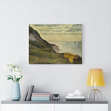 Port-en-Bessin, the Semaphore and Cliffs - Georges Seurat Canvas