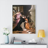 Temptation of St.Thomas Aquinas - Diego Velazquez Canvas