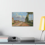 La Route De Rocquencourt - Camille Pissarro Canvas Wall Art