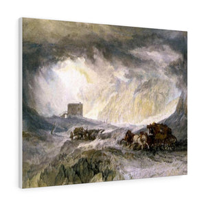 Passage of Mount Cenis - Joseph Mallord William Turner Canvas