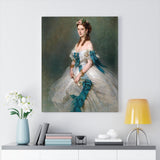 Alexandra of Denmark, Princess of Wales, later Queen of England - Franz Xaver Winterhalter Canvas
