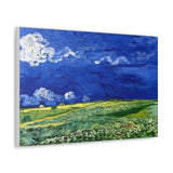 Wheatfields under Thunderclouds - Vincent van Gogh Canvas Wall Art