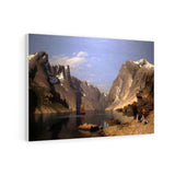 From the Romsdal Fjord - Adelsteen Normann Canvas
