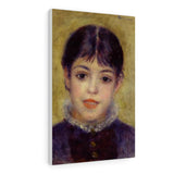Smiling Young Girl - Pierre-Auguste Renoir Canvas