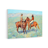 Casuals on the Range - Frederic Remington Canvas