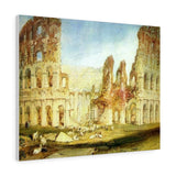 Rome, The Colosseum - Joseph Mallord William Turner Canvas
