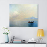 Calm Sea. Landscape with fishermen - Ivan Aivazovsky