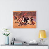 Bull Fight in Mexico - Frederic Remington Canvas