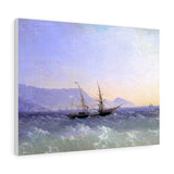 Crimean landscape with a sailboat - Ivan Aivazovsky