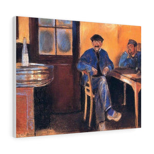 Tavern in St. Cloud - Edvard Munch Canvas