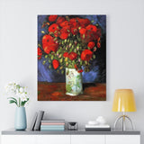Vase with Red Poppies - Vincent van Gogh Canvas