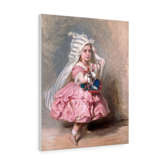 Princess Beatrice - Franz Xaver Winterhalter Canvas