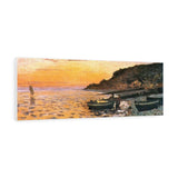 Seacoast at Saint-Adresse, Sunset - Claude Monet Canvas Wall Art