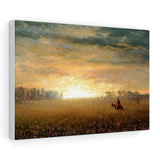 Sunset of the Prairies - Albert Bierstadt Canvas