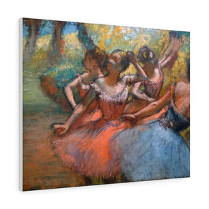 Four Ballerinas on Stage - Edgar Degas Canvas