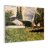 A house between trees - Georges Seurat Canvas