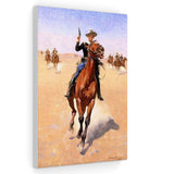 The Trooper - Frederic Remington Canvas