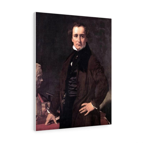 Portrait of the Sculptor Lorenzo Bartolini - Jean Auguste Dominique Ingres