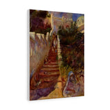 Steps in Algiers - Pierre-Auguste Renoir Canvas