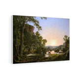 Hooker and Company Journeying through the Wilderness from Plymouth to Hartford - Frederic Edwin Church Canvas