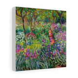 The Iris Garden at Giverny - Claude Monet Canvas