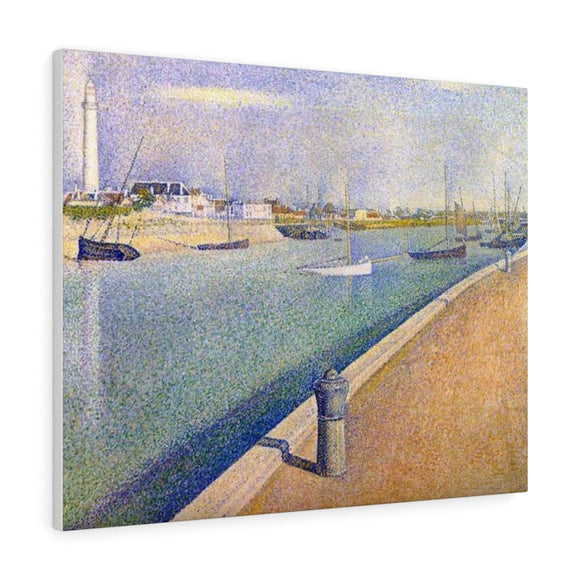 The Channel of Gravelines, Petit Fort Philippe - Georges Seurat Canvas