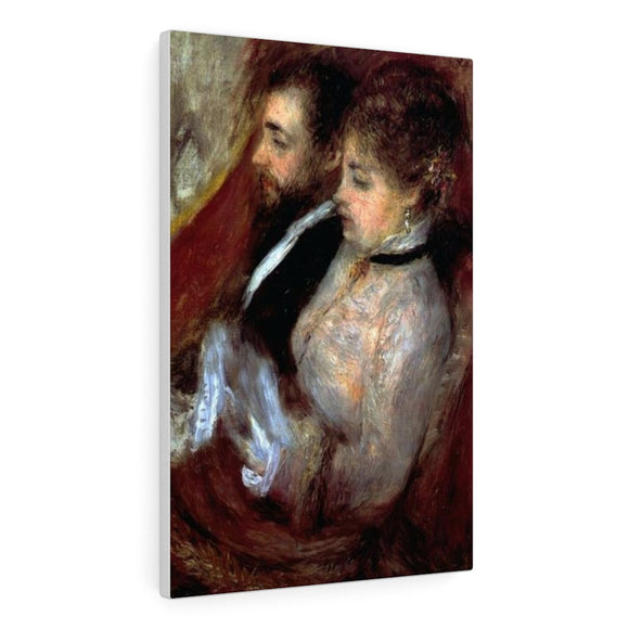 The little theater box - Pierre-Auguste Renoir Canvas