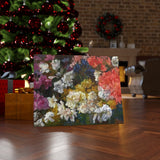 Flower arrangement with rhodondendrons and irises - Piet Mondrian Canvas