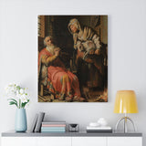 Anna Accused by Tobit of Stealing the Kid - Rembrandt Canvas