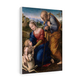 The Holy Family with a Lamb - Raphael Canvas