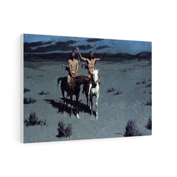 Pretty Mother of the Night — White Otter is No Longer a Boy - Frederic Remington Canvas