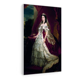 Augusta Marie of Saxe-Weimar-Eisenach aka Augusta Empress of Germany - Franz Xaver Winterhalter Canvas