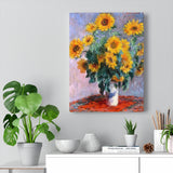 Bouquet Of Sunflowers - Claude Monet Canvas