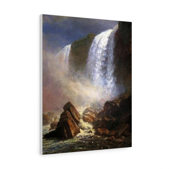 Falls of Niagara from Below - Albert Bierstadt Canvas
