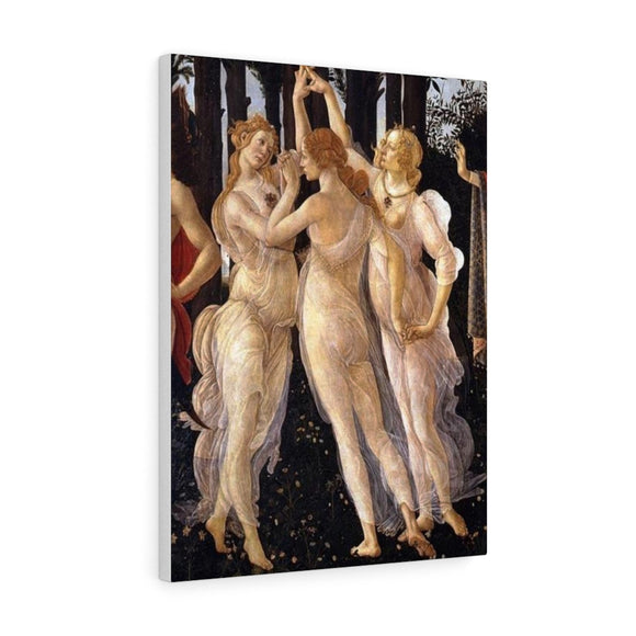 The Three Graces from Primavera - Sandro Botticelli Canvas