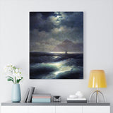 Sea view by Moonlight - Ivan Aivazovsky