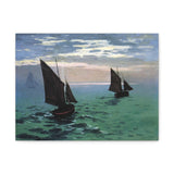 Fishing Boats at Sea - Claude Monet Canvas Wall Art