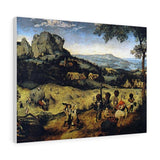 Haymaking (June and July) - Pieter Bruegel the Elder Canvas