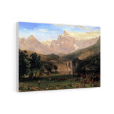 The Rocky Mountains, Landers Peak - Albert Bierstadt Canvas