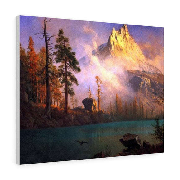 Mountain Lake - Albert Bierstadt Canvas
