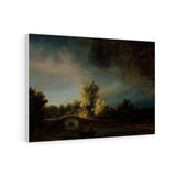 Landscape with a Stone Bridge - Rembrandt Canvas